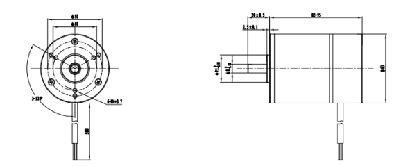 Motor preciso de BLDC 0